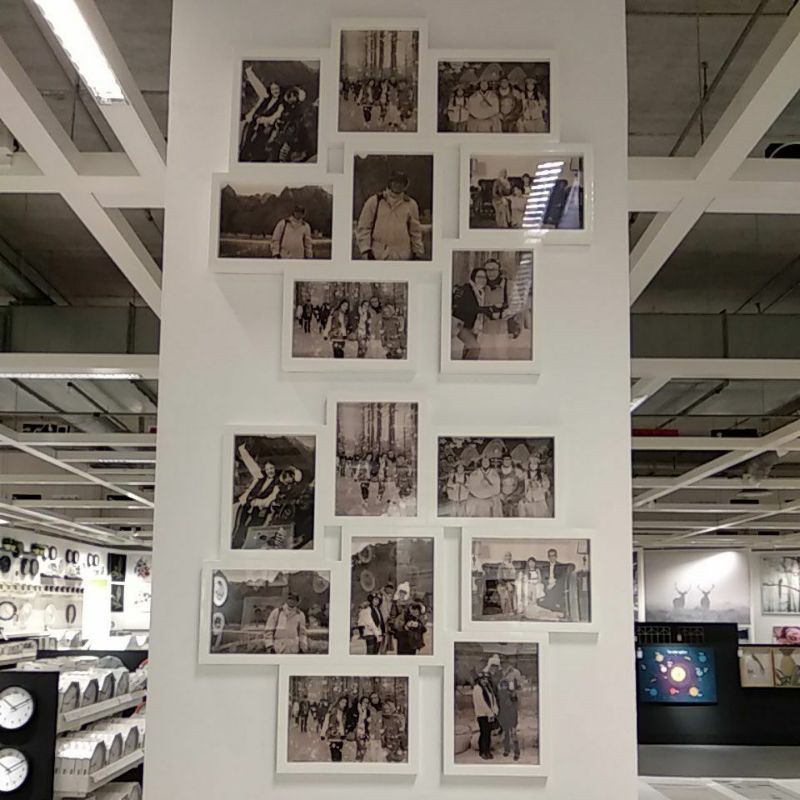Terlaris Unik VAKSBO Bingkai Foto Kolase 8 Gambar Ukuran 5R + Packing-3