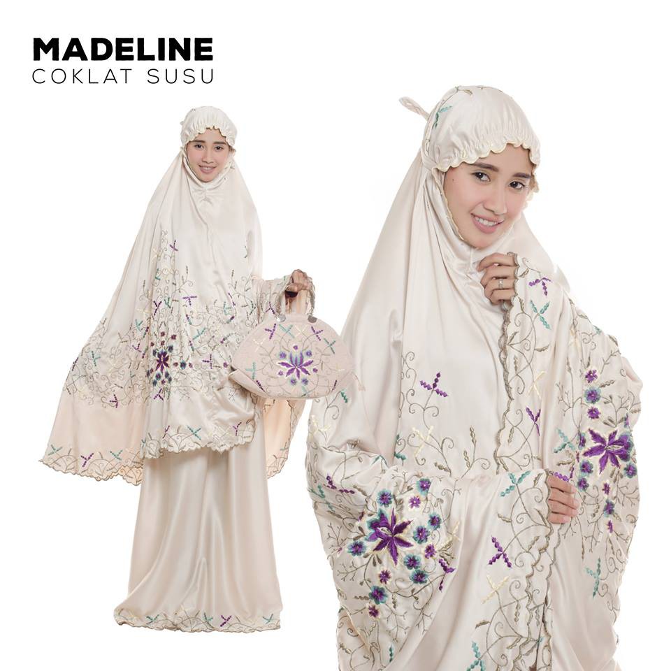 Mukena Dewasa Satin Behel Madeline