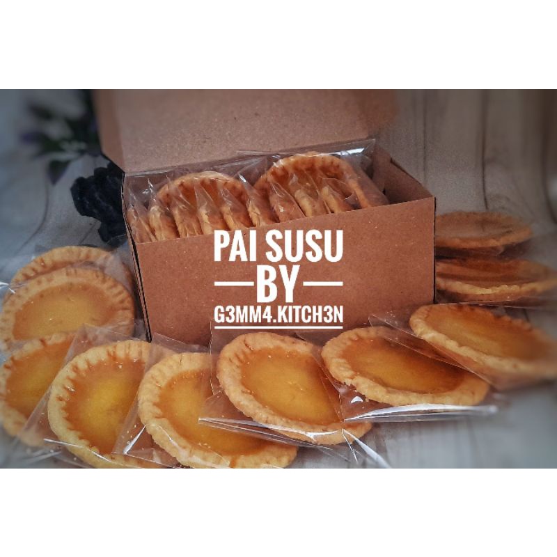 

Pie Susu Dia. tepi atas 7 Cm isi 12 Pcs
