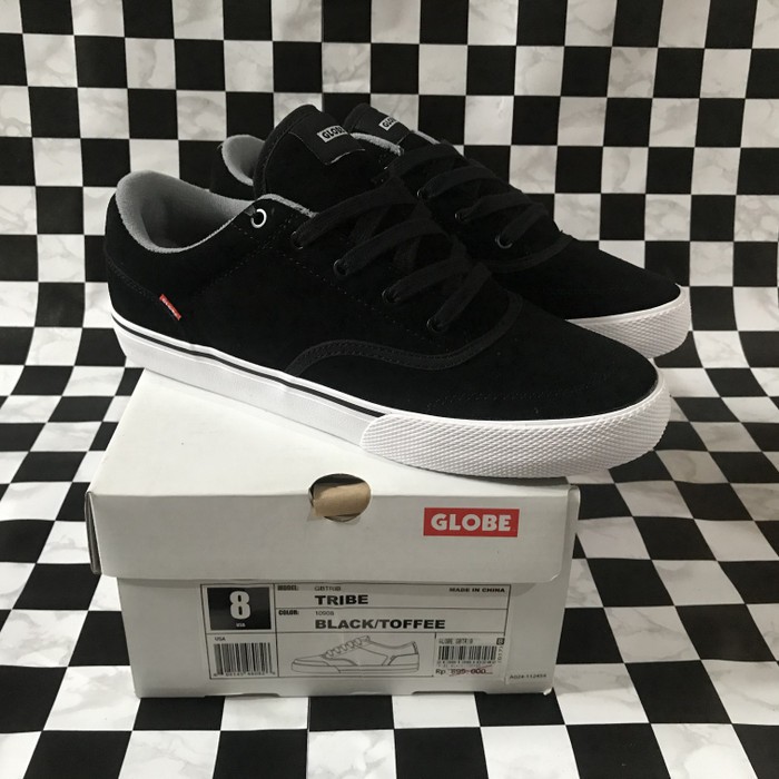 Sepatu Globe Tribe Black/ Toffee Original