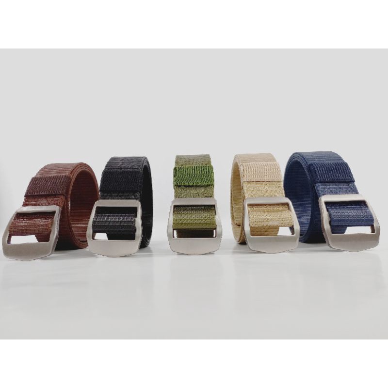IKAT PINGGANG KANVAS NYLON TACTICAL PRIA WANITA BELT FASHION PANJANG -+ 125cm
