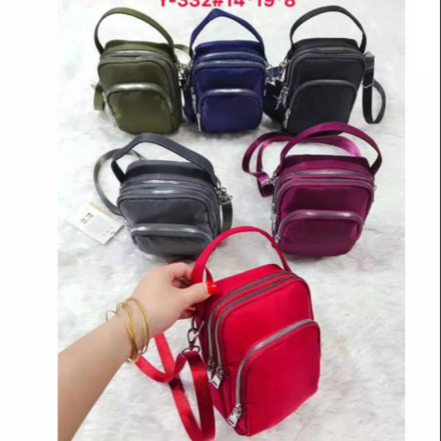 Tas wanita selempang/jinjing CHIBAO Y332 parasut import