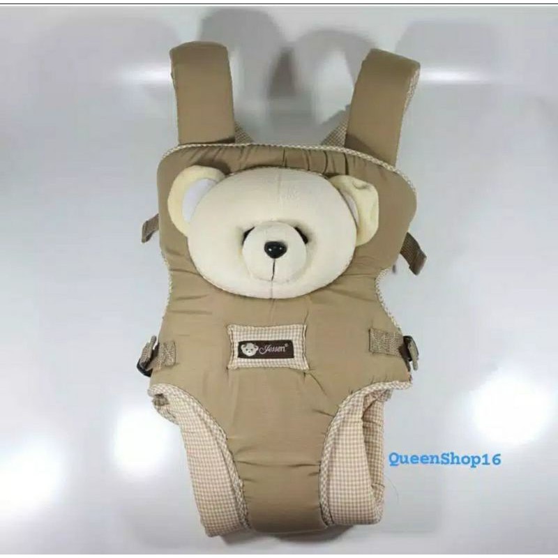 GENDONGAN BAYI DEPAN JESSEN GD08 BONEKA FF-Coklat Muda (1)