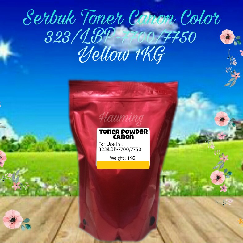 Serbuk Toner Canon CRG323 CRG 323 LBP7700 LBP7750 LBP-7700 7750 7700C 7750C 7750CDN Yellow 1kg