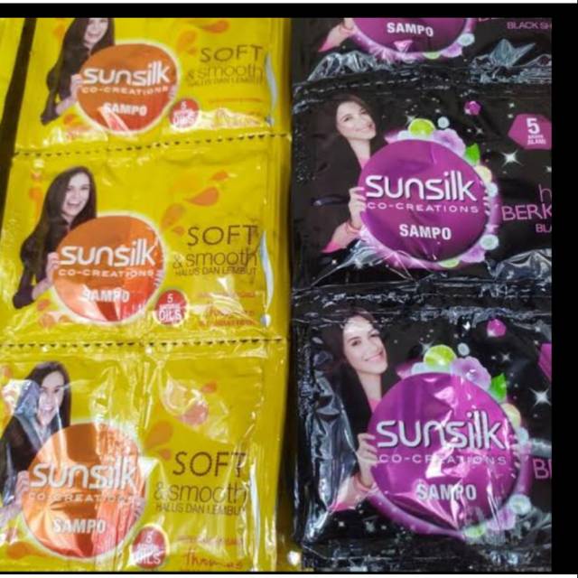 Shampo Sunsilk sachet. 10 ml, ( 12 sachet)