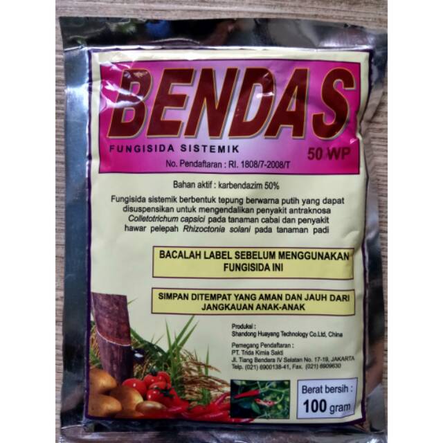 BENDAS 100 Gram Fungisida Sistemik Mengatasi Hama Antraknosa para Cabai