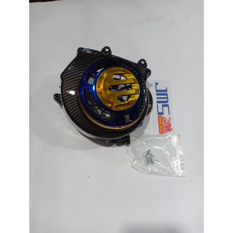 cover tutup set karbon kipas dan tutup kipas 2 tone twotone bakaran beat fi scoopy fi