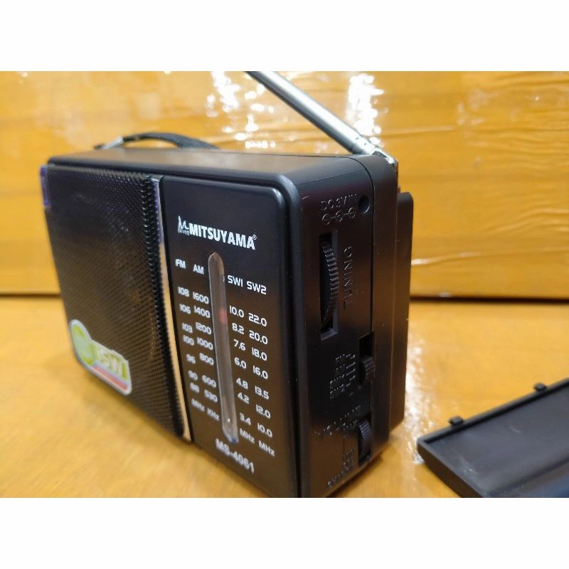 Radio Portable Mitsuyama MS - 4061 FM AM SW 4Band World Radio