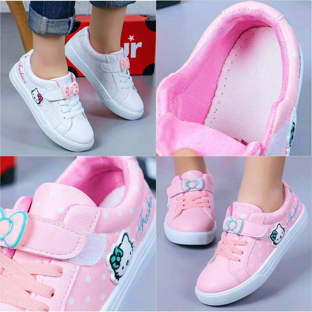 Sepatu anak perempuan terbaru 1 2 3 4 5 tahun change OKK