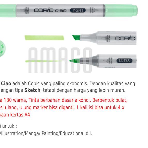 

COPIC CIAO MARKER - CCM - SATUAN