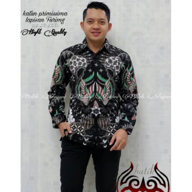 GURDO WIJOYO.Kemeja Batik Pria Modern