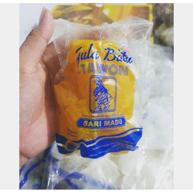 

Gula Batu Madu TAWON Khas Cirebon Kemasan 245 Gram