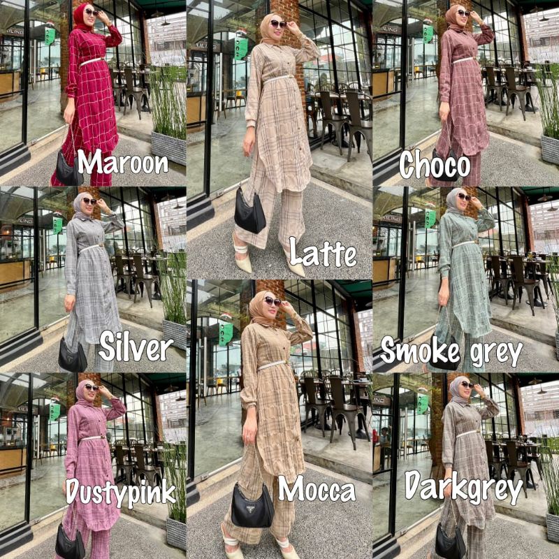 YEDDA SET by ori GLAMZ GLZ tunik + celana