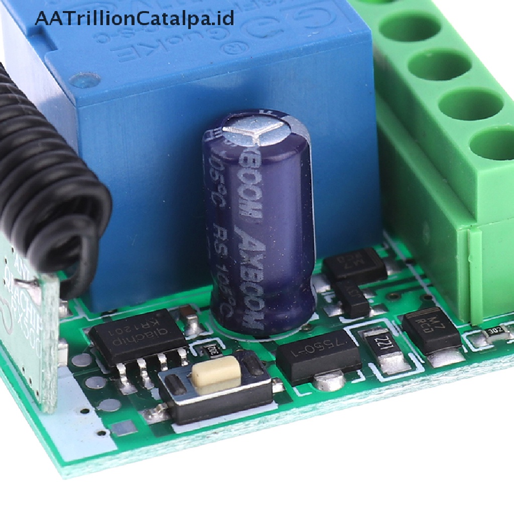 Aatrillioncatalpa Modul Relay Switch Remote Control Wireless RF 1CH Channel 433MHz DIY