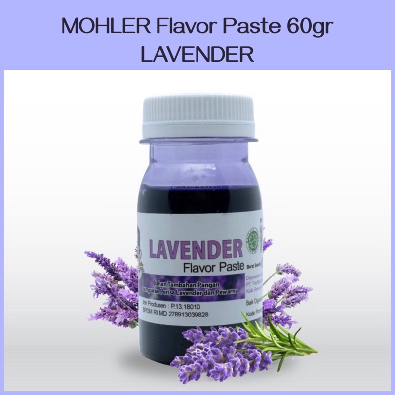 MOHLER Pasta Perisa Pewarna 60gr - LAVENDER