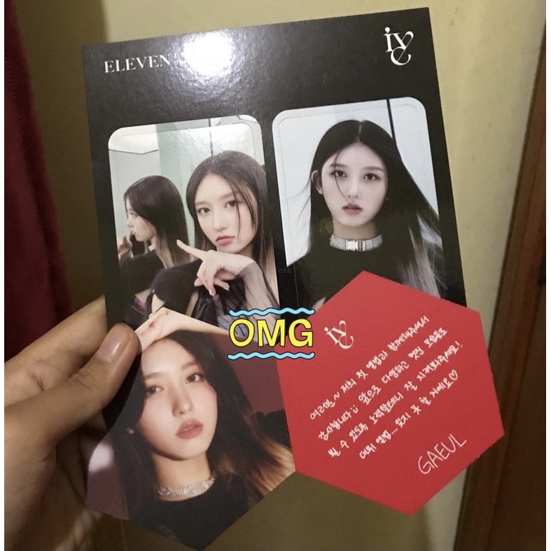 (ready stock) photocard pc benefit ssq ive eleven bene gaeul yujin rei wonyoung liz leeseo
