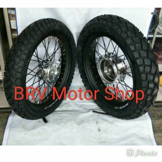 Sepaket Velg Jari Jari Vixion Old Vixion New Vixion Nvl Paket Velg Tapak Lebar Vixion Ring 17 Shopee Indonesia