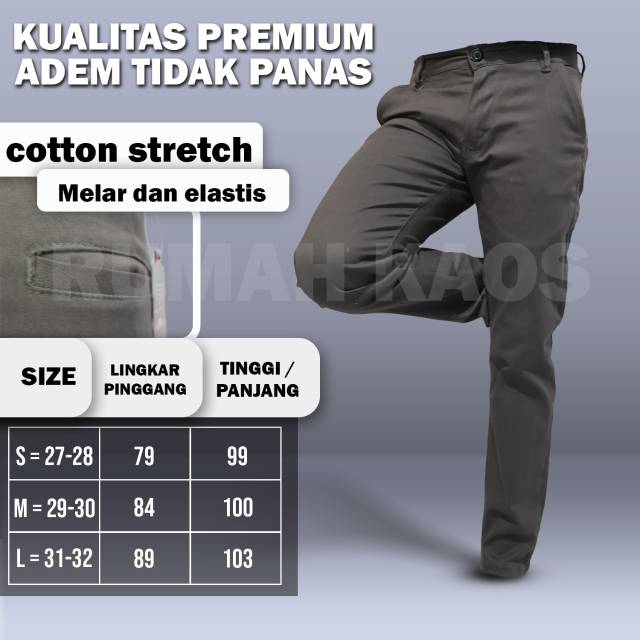 CELANA CHINO METAMORF ORIGINAL PREMIUM QUALITY