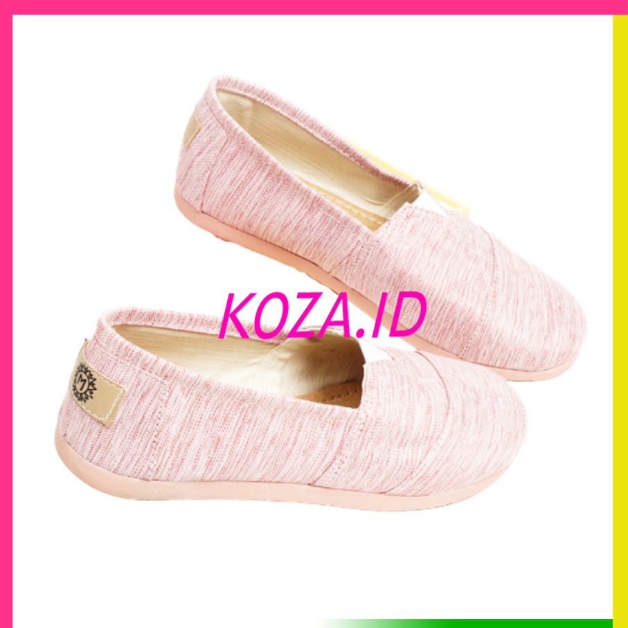 Sepatu wanita slip on kanvas premium casual TERMURAH NAOMI Slip On Kanvas Wanita