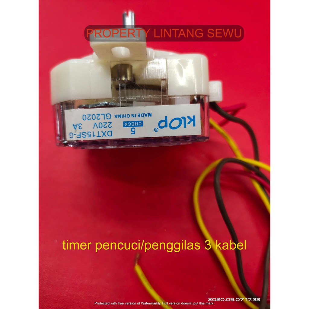 timer wash mesin cuci 2 tabung 3 kabel pencuci penggilas