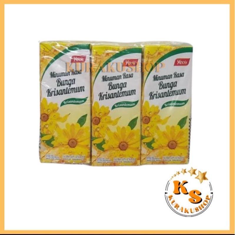 

MINUMAN TEH KRISANTEMUM YEOS CHRYSANTHEMUM TEH KEMBANG YEOS 6X250ML