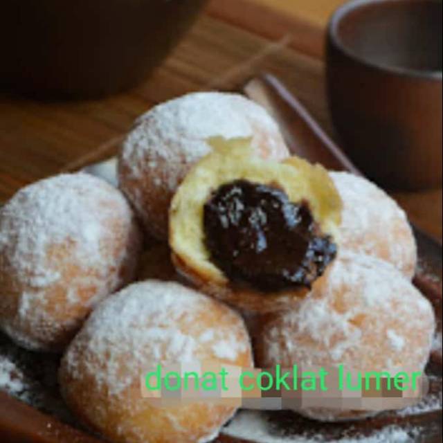 

Donut isi coklat lumer (frozen)