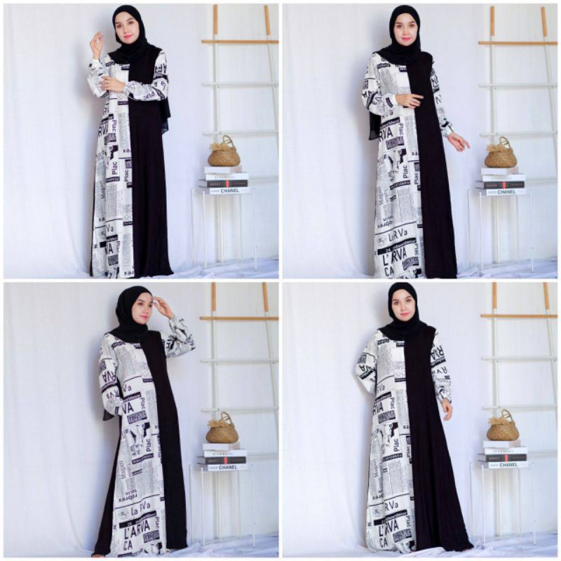 gamis koran/kaftan koran/gamis viral/dress koran/gamis terlaris