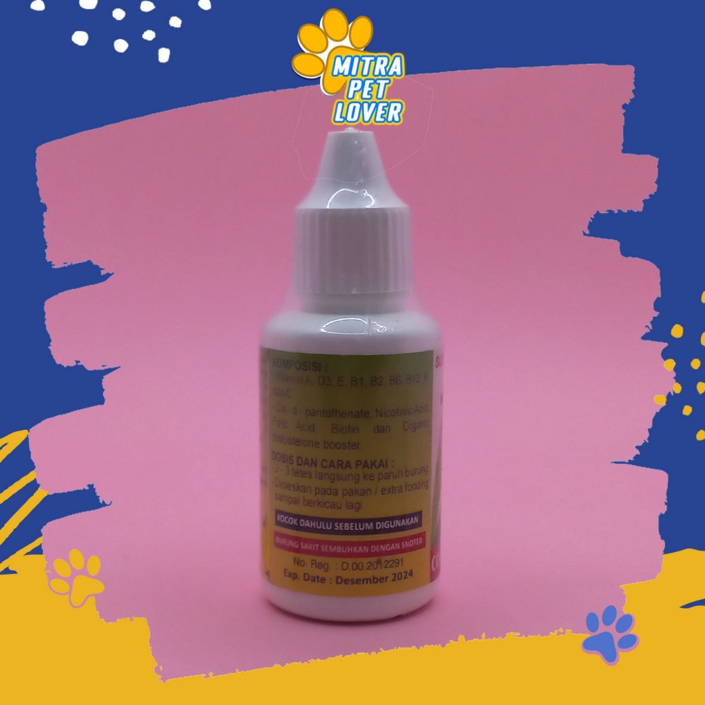 NUTRISI BURUNG PLECI - SUPER PLECI PLUS 30 ML ORIGINAL - SUPLEMEN TETES NUTRISI UNTUK GIZI &amp; PERTUMBUHAN &amp; ATASI SULIT BUNYI NGOCEH BIRD - MURAH ASLI - PET ANIMAL HEALTHCARE &amp; VETERINARY TAMASINDO OBAT &amp; VITAMIN HEWAN BINATANG PELIHARAAN MITRAPETLOVER