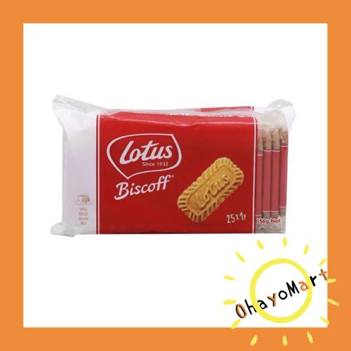 Lotus Biscoff biscuit refill kecil/ Biskuit LOTUS/ Biskuit Karamel156g