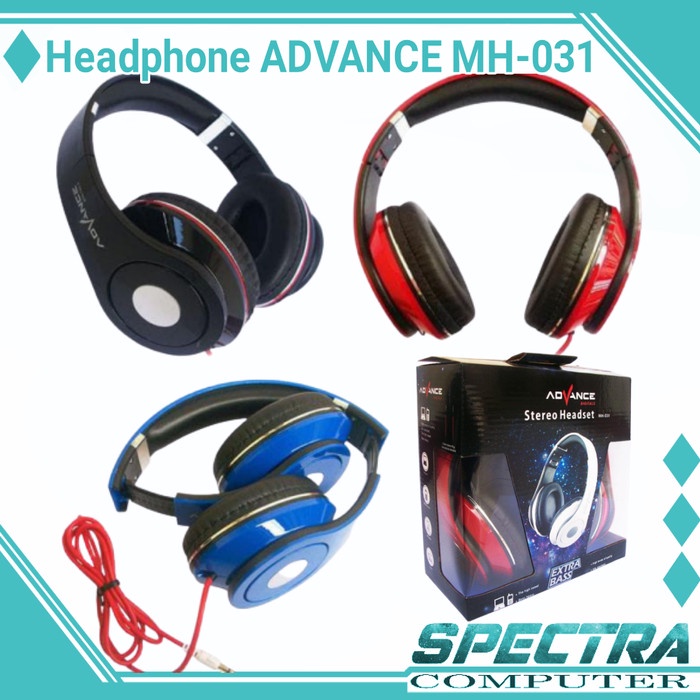 Advance MH-031 Headphone MIC Extra BASS MH031 Multimedia Stereo HQ