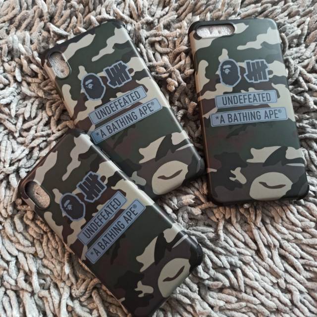 Case Casing iphone7+ 8+ X Xs Xs max bape ape camo shark softcase