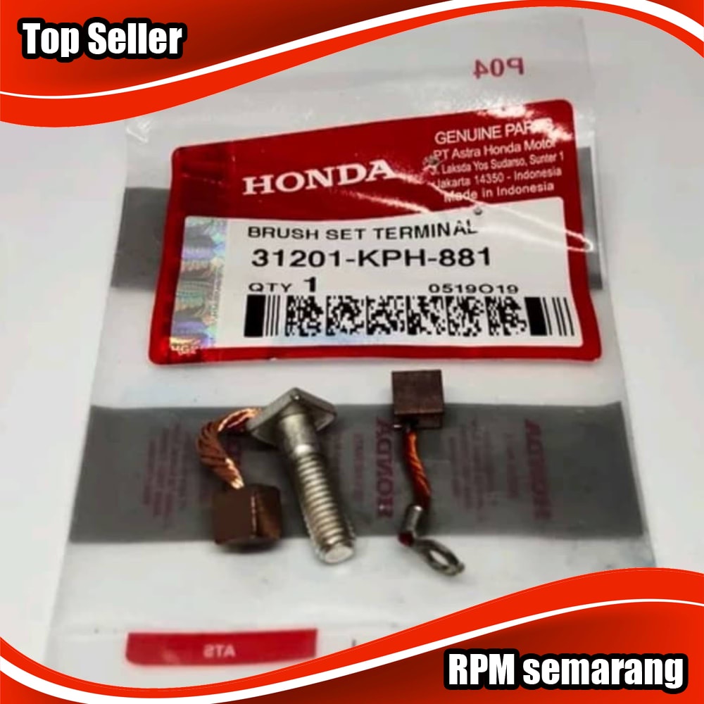 Ateng starter brush set cool booster Kharisma - Supra x 125 F1 - Helm in