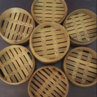 Kukusan dimsum 13 cm / klakat bambu | Shopee Indonesia