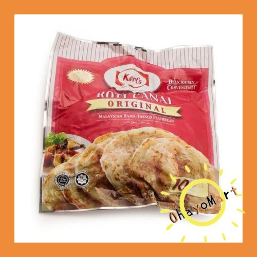 Karts Roti Canai Original / Roti Maryam / Tossed Flatbread Halal 580gr