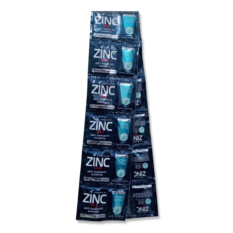 Zinc Shampoo Sachet - 12 Pcs