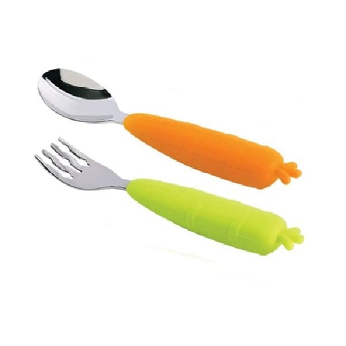 Monee Kids Spoon &amp; Fork (Tersedia varian warna)