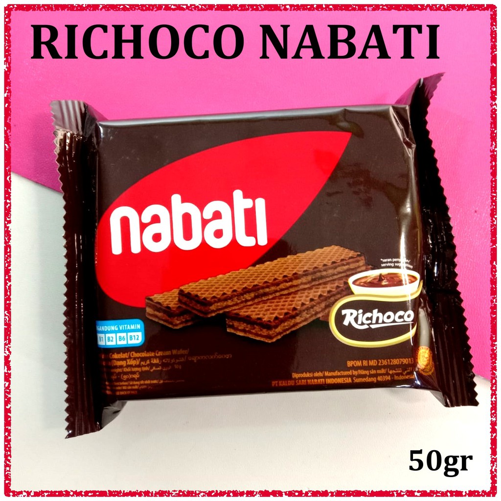 

Wafer Richoco Nabati Richeese Chocolate Coklat 50gr COKELAT/ KEJU