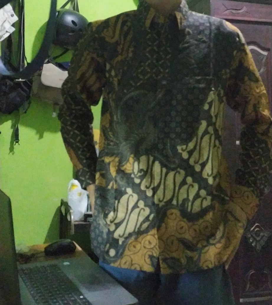 Kemeja Batik Prabu Bahan Dobby Reguler Fit A599