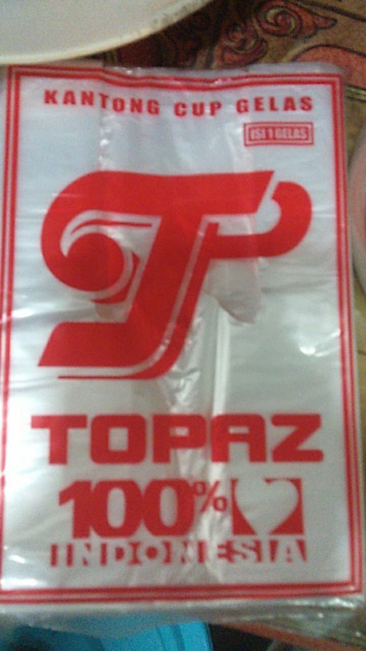 Plastik 1 Cup Gelas Pop Ice Bening Kuat Topaz