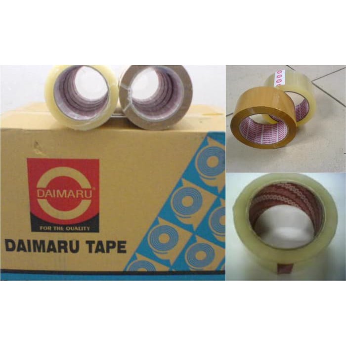 

Promo Lakban Daimaru 5 cm Bening Coklat Berkualitas