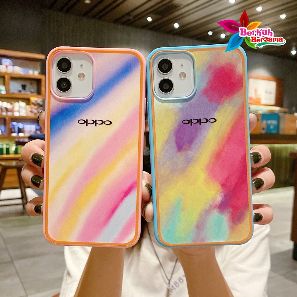 SS044 SOFTCASE RAINBOW OPPO A3S A5S F9 A7 A12 F1S RENO 4 4F 5F A94 A59 A11K BB5659