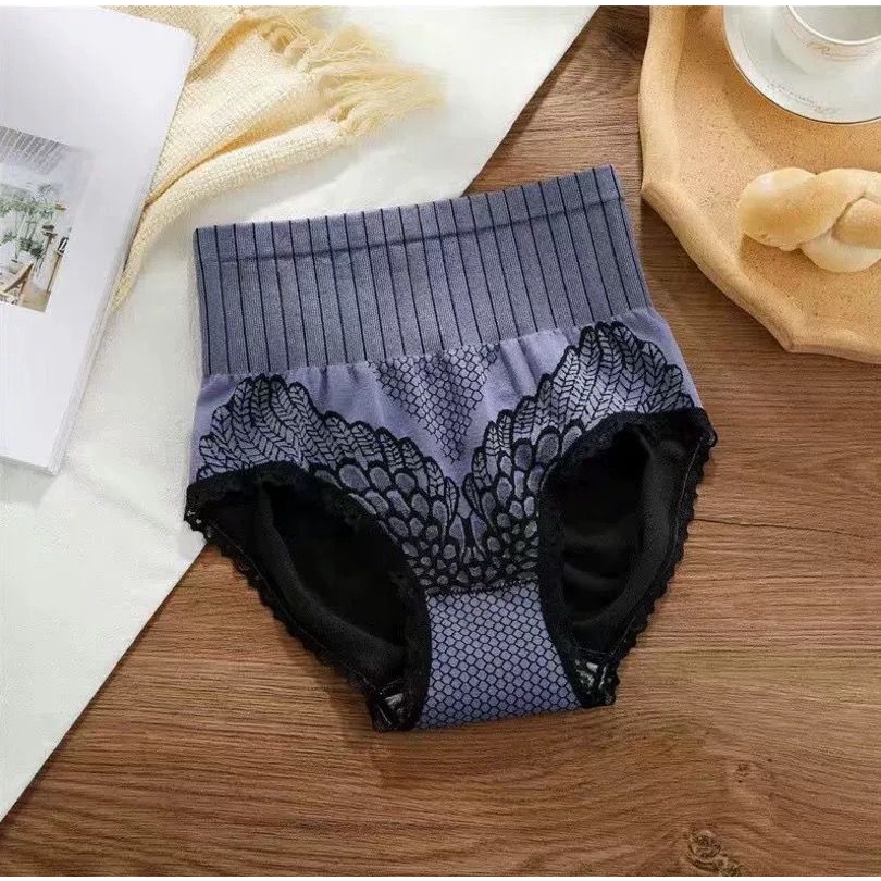 [ LINGERIE MASTER ] - (C-16) CELANA KORSET SLIMMING PANTS / PANTS Celana Dalam Sutra Wanita Original-C-16 Biru