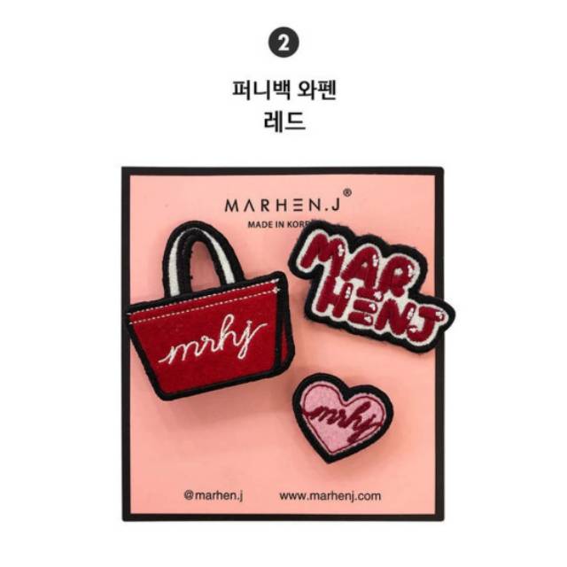 [READY] MARHEN.J FUNNY BAG WAPPEN COLLECTION - RED / 100 % ORIGINAL