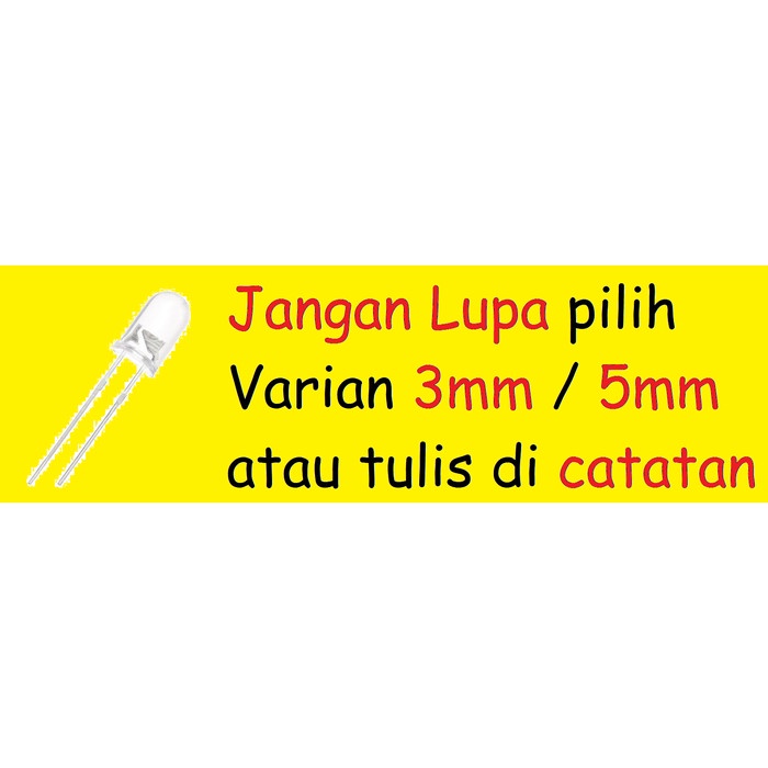 IR InfraRed Infra red LED 940nM pasangan Photodioda 3mm / 5mm - 5mm
