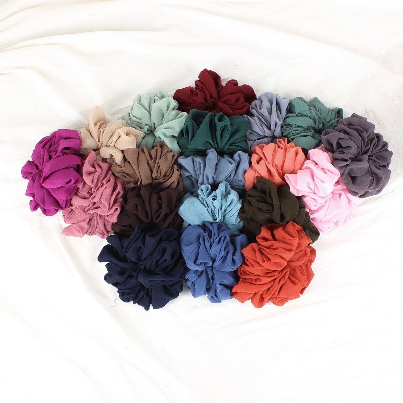 Scrunchie  / Ikat Rambut / Cepol Hijab || IKAT RAMBUT / CEMOL /SRUNCHIE || Ikat Rambut / Scrunchie /Cepol Rambut/ Kunciran Ikat Rambut Wanita Anak Dewasa Rambut Termurah Terlaris