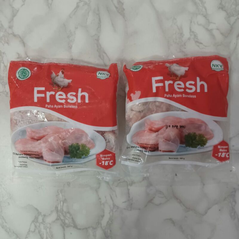 

fresh paha ayam boneless 500gr