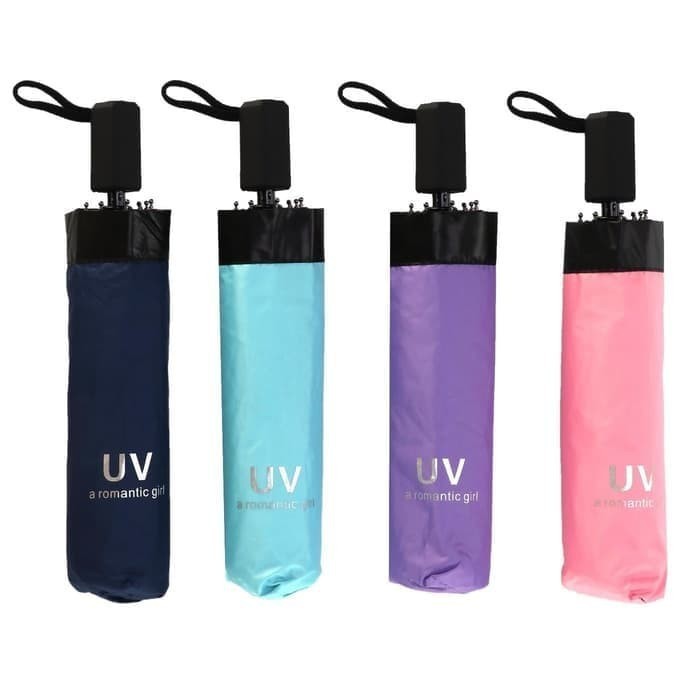 Payung Lipat Anti UV a Romantic Girl Unik Souvenir Gift