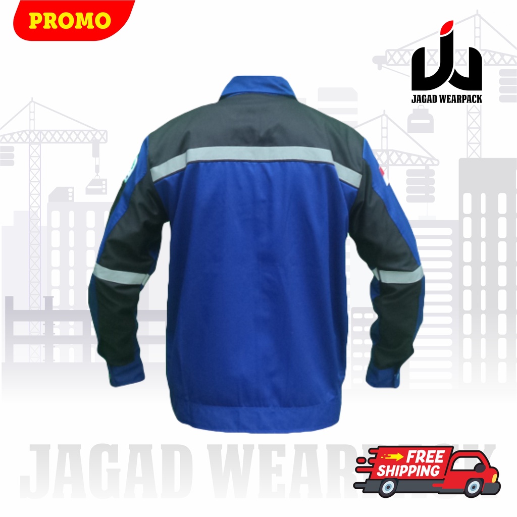 Wearpack safety Terbaru Bahan American Drill Premium Polos