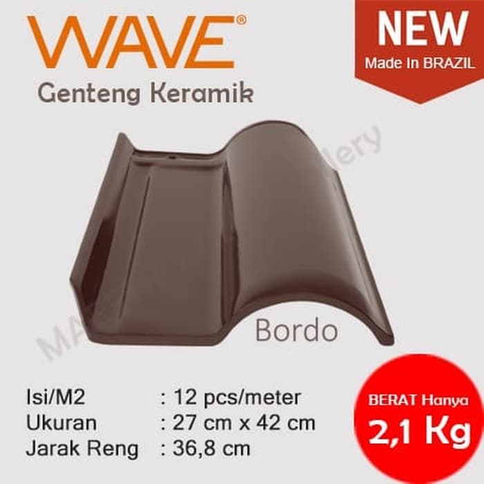 Genteng keramik Cejatel WAVE