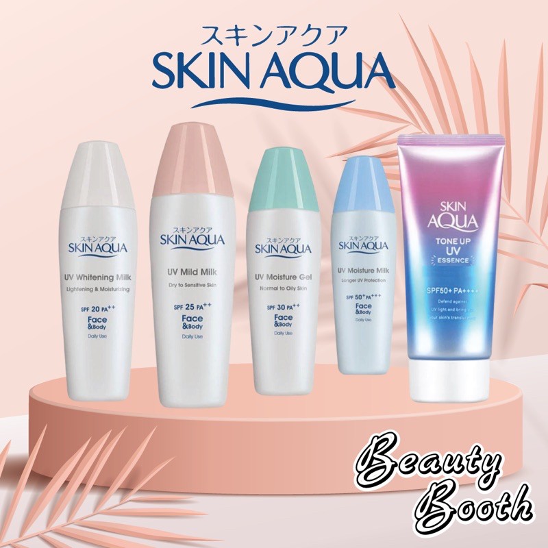 SKIN AQUA UV Moisture Milk Spf50 | Moisture Gel Spf30 | Whitening Milk Spf20 | Mild Milk Spf 25